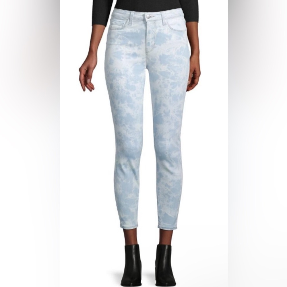 L'AGENCE Margot High Rise Crop Ankle Skinny Jeans TieDye Women’s sizes 30 and 27